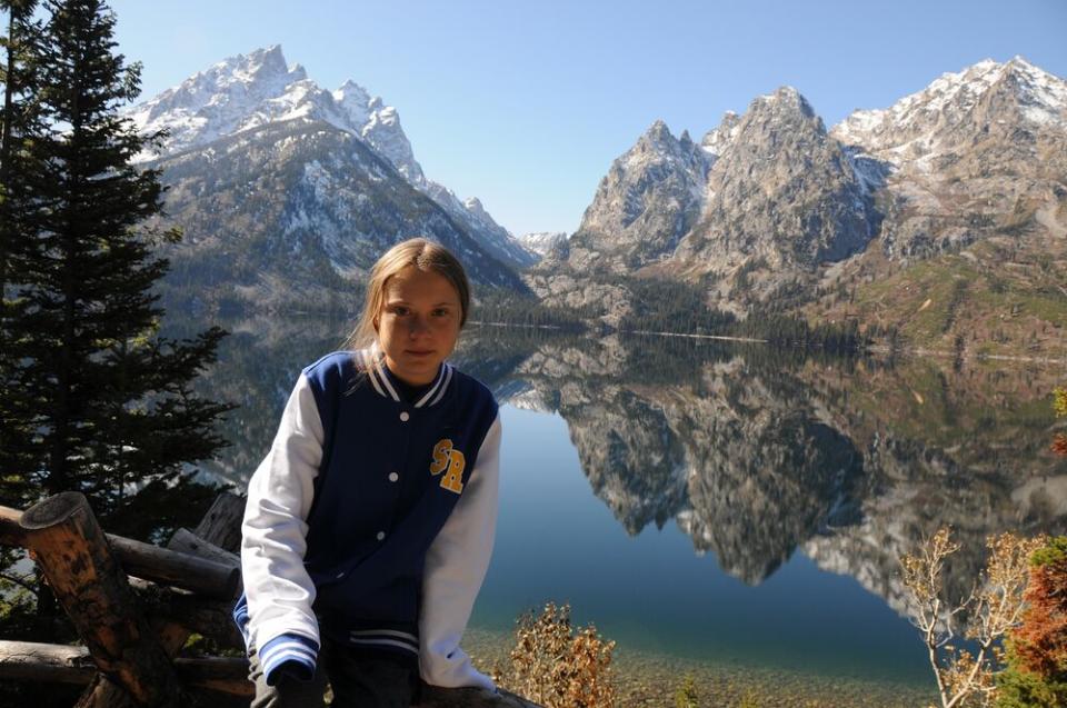 Thunberg visits Grand Teton National Park in Wyoming, Oct. 2019. | Courtesy of Greta Thunberg