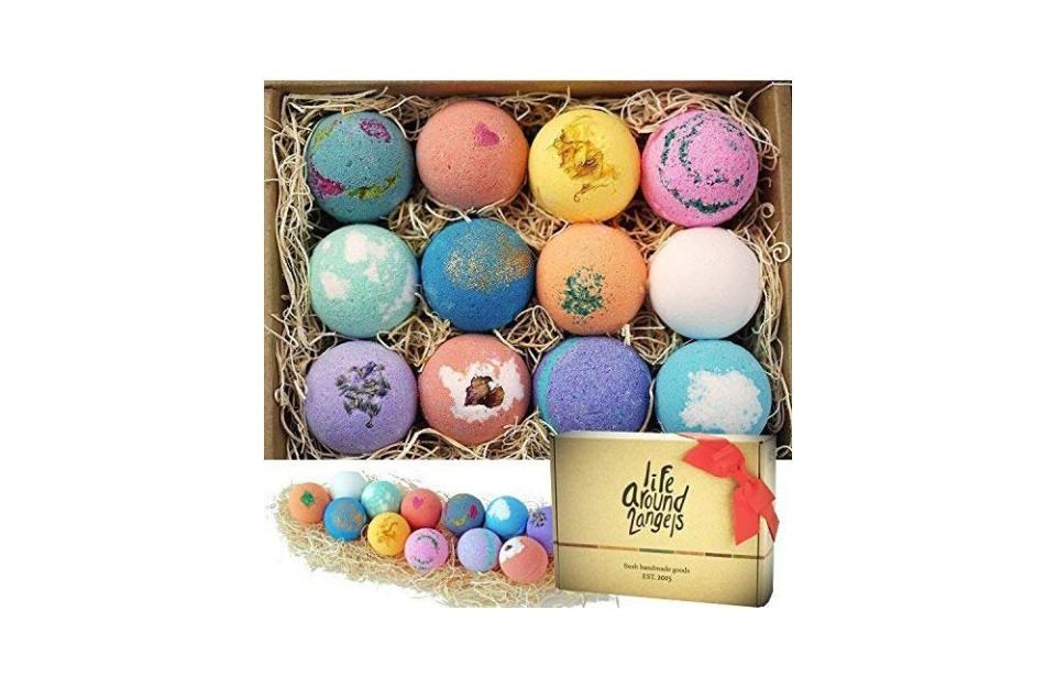 The Best Gifts for Realtors Option LifeAround2Angels Bath Bombs Gift Set