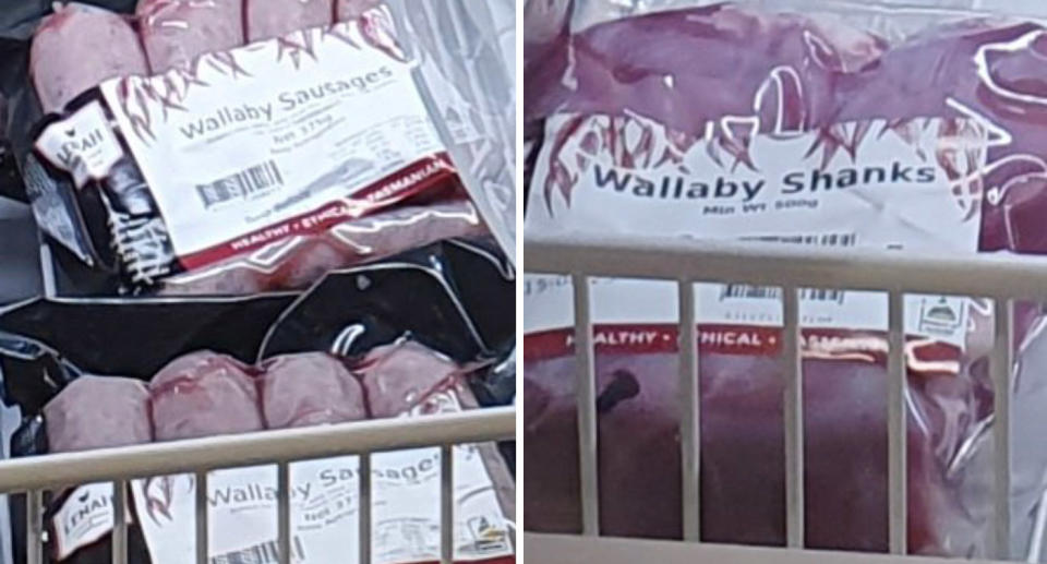 Coles wallaby meat