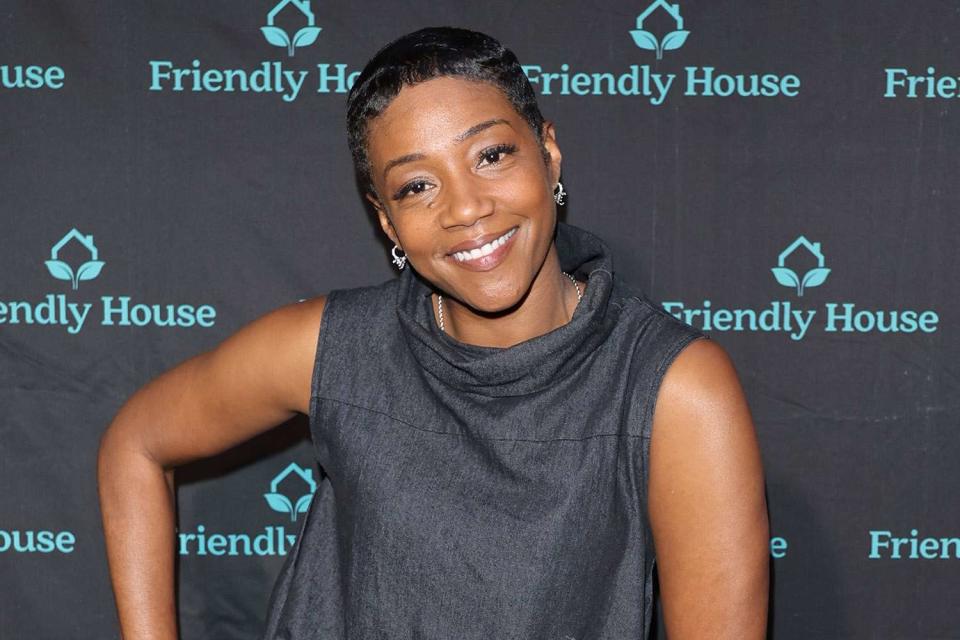 <p>Wil Roberts/SplashNews</p> Tiffany Haddish at the 3rd Annual Friendly House Comedy Fundraiser on April 7