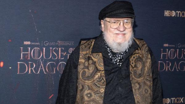 George R.R. Martin en el estreno de La casa del dragón (Fuente: Getty)