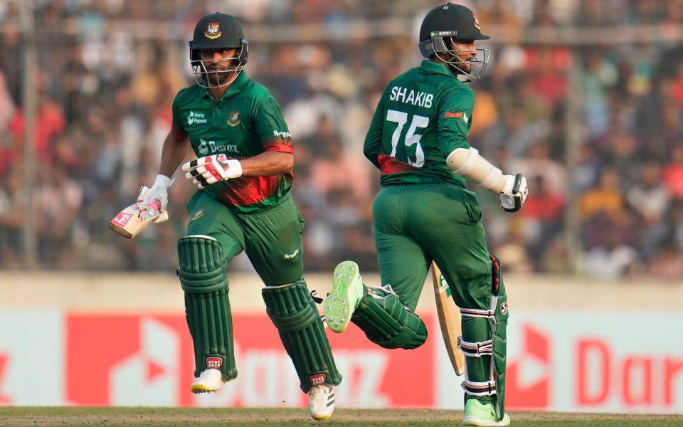 Tamim Iqbal and Shakib Al Hasan - Aijaz Rahi/AP