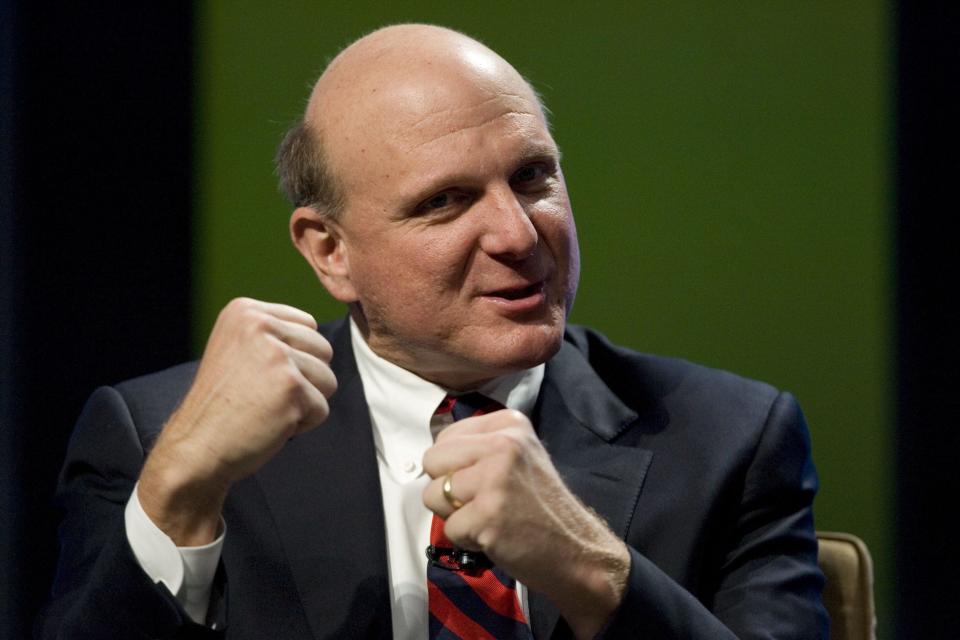 Steve Ballmer, CEO of Microsoft from 2000 to 2014. Currently the owner of the LA Clippers NBA team.