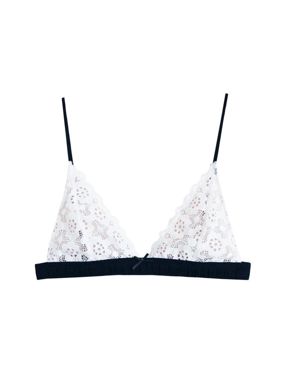 <p><a href="https://go.redirectingat.com?id=74968X1596630&url=https%3A%2F%2Ffleurdumal.com%2Fproducts%2Fcrochet-lace-triangle-bra-white&sref=https%3A%2F%2Fwww.harpersbazaar.com%2Ffashion%2Ftrends%2Fg38282367%2Fblack-friday-cyber-monday-bra-deals%2F" rel="nofollow noopener" target="_blank" data-ylk="slk:Shop Now;elm:context_link;itc:0;sec:content-canvas" class="link ">Shop Now</a></p><p>Crochet Lace Triangle Bra</p><p>fleurdumal.com</p><p>$38.50</p>