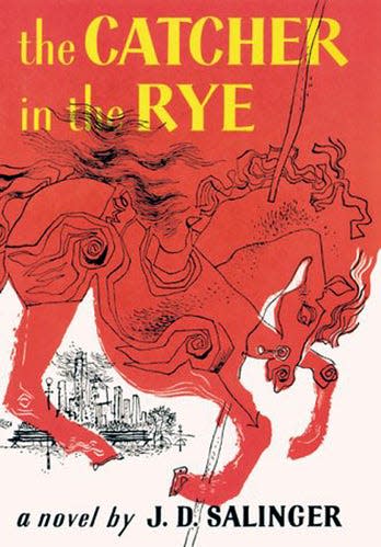 This is the original cover art, now on the 50th anniversary reissue, of Catcher in the Rye by J.D. Salinger. --- DATE TAKEN: rcd 07/01  No Byline  NoCredit        HO      - handout ORG XMIT: PX51423