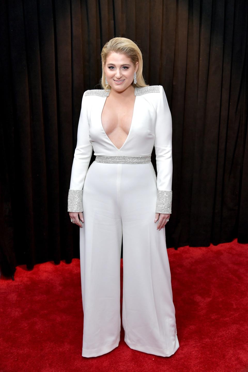 Meghan Trainor in Forevermark Diamonds jewelry