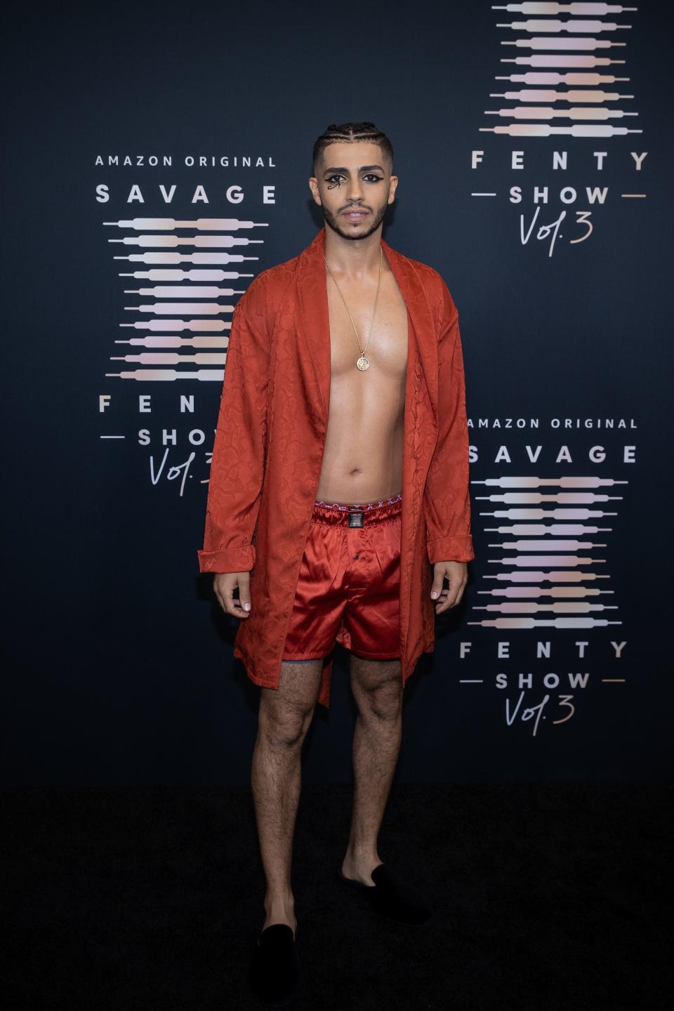 Mena Massou attends the premiere of Savage x Fenty Vol 3.