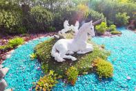 C'è anche un giardino con un unicorno, quindi cosa vuoi di più? (foto: Caters News)