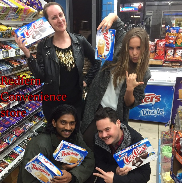 Some of Hazem's customers. Photo: Instagram @Redfern_Convenience_Store