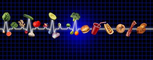 <span class="caption">Ultra-processed foods have been linked to poor health in many ways.</span> <span class="attribution"><a class="link " href="https://www.shutterstock.com/image-illustration/food-ecg-concept-normal-healthy-ekg-2435365601" rel="nofollow noopener" target="_blank" data-ylk="slk:Lightspring/ Shutterstock;elm:context_link;itc:0;sec:content-canvas">Lightspring/ Shutterstock</a></span>