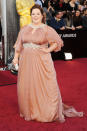 <b>Oscars 2012: Red carpet photos</b><br><br><b>Melissa McCarthy…</b>She is nominated for her hilarious role as Megan Price in the comedy ‘Bridesmaids’.