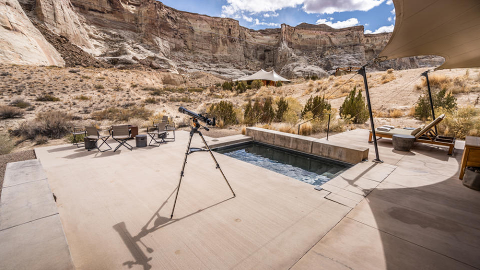 The Amangiri resort in Canyon Point, Utah.