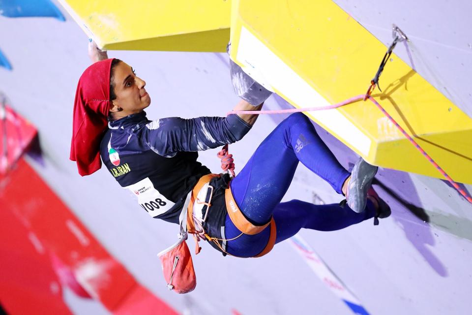 Elnaz Rekabi (IRI) IFSC Climbing World Championships 2019