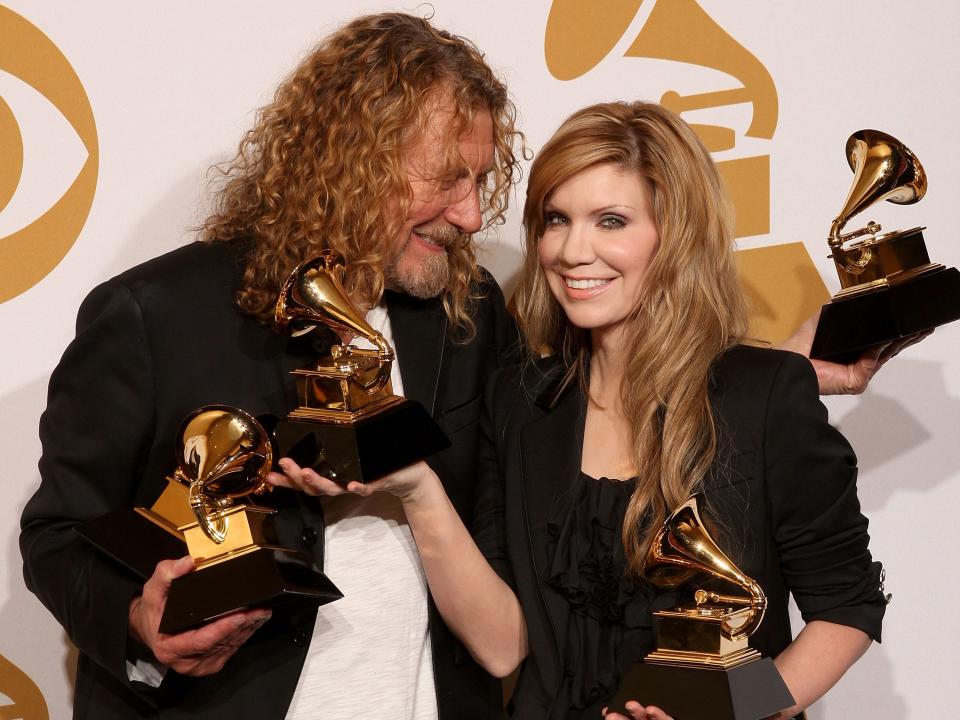 Robert Plant and Alison Krauss grammys 2009