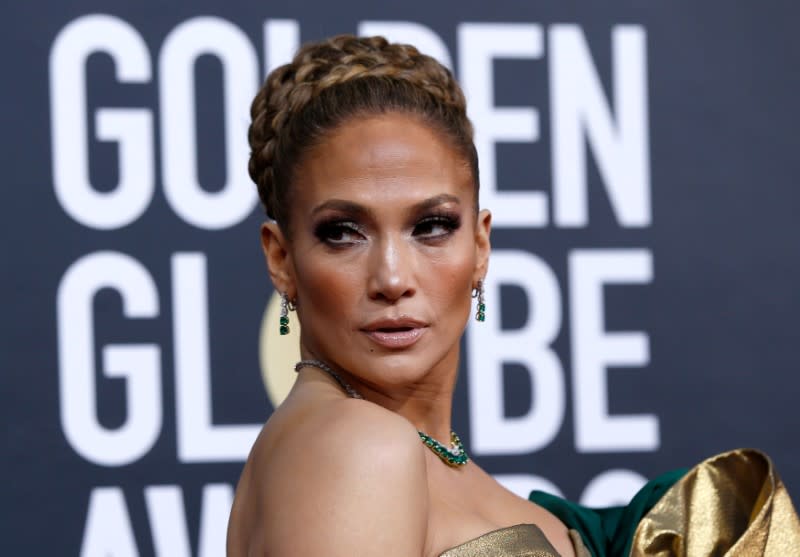 FILE PHOTO: Jennifer Lopez at the 77th Golden Globe Awards