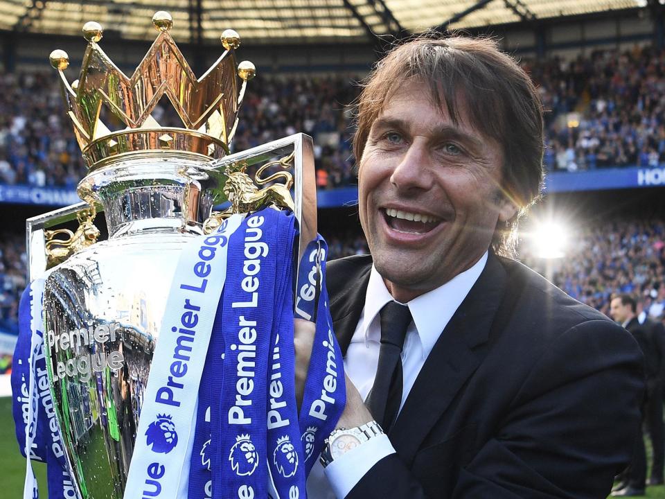 Antonio Conte enjoyed a glittering first year in English football: Getty