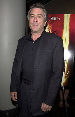 Robert De Niro at the New York premiere of Paramount's The Score