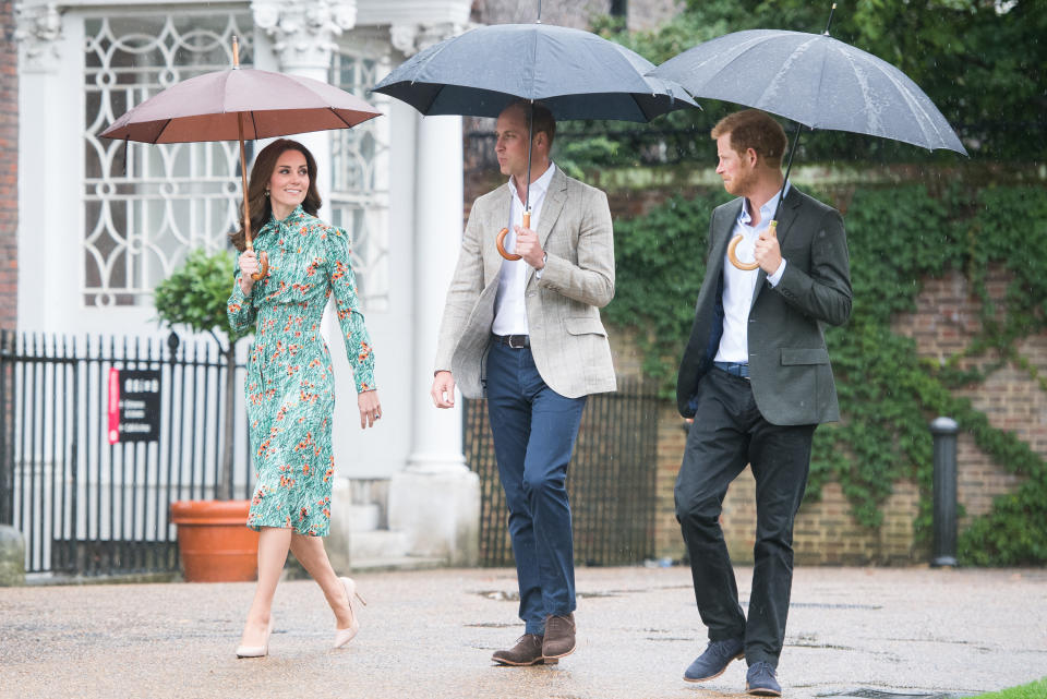 Prince William, Kate Middleton and Prince Harry