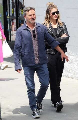 <p>JOCE/Bauer-Griffin/GC Images</p> Breckin Meyer and Kelly Rizzo.