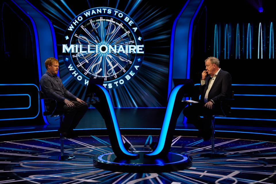 Jeremy Clarkson hosts Who Wants to Be a Millionaire? (ITV/Stellify Media)