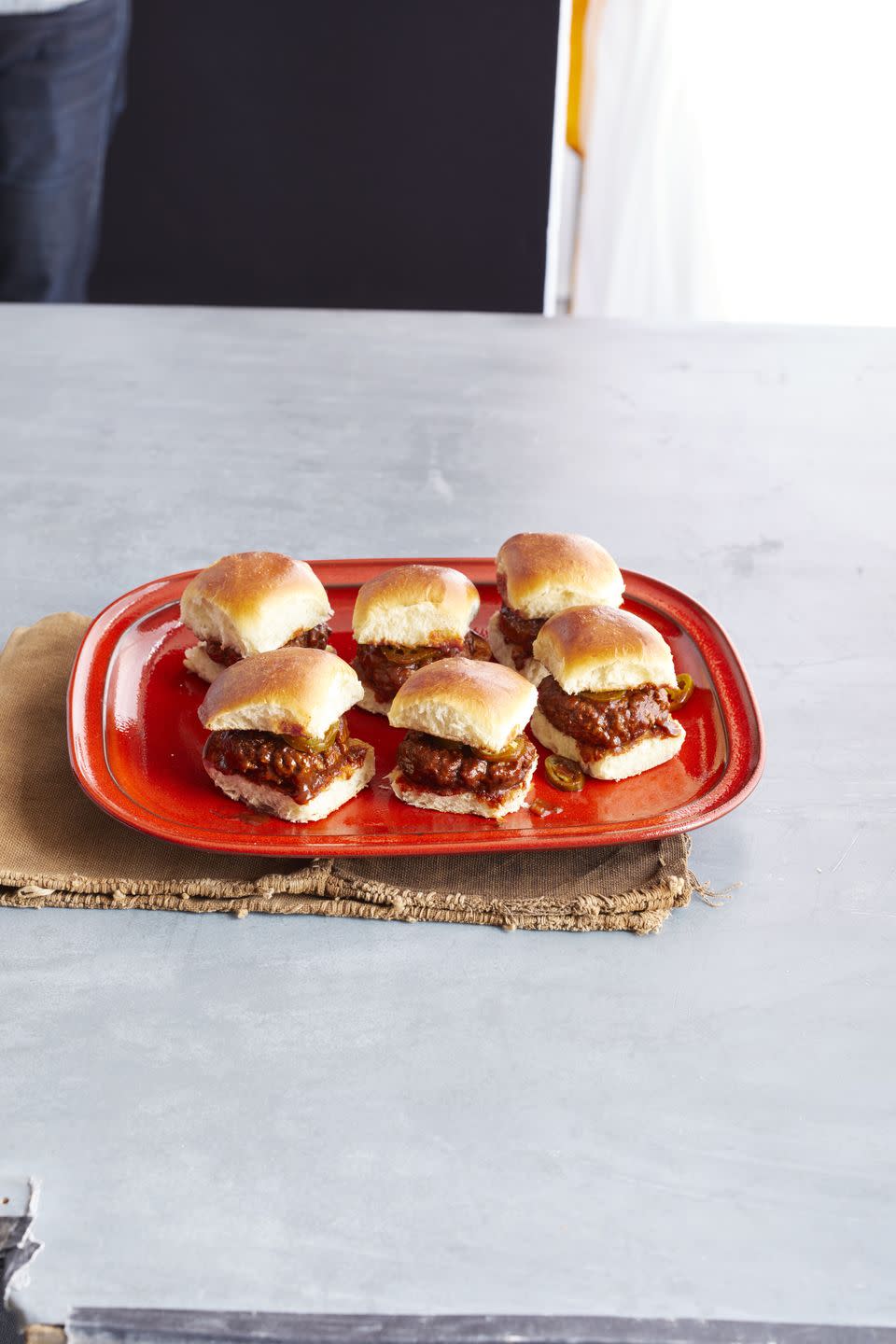 Spicy Whiskey BBQ Sliders