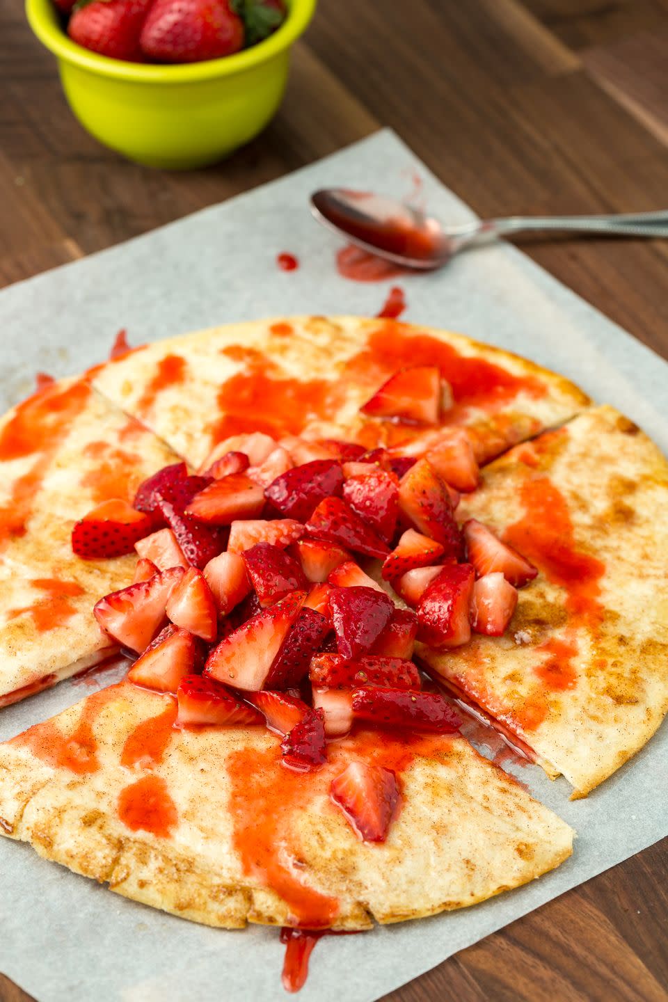 Strawberry Cheesecakeadilla