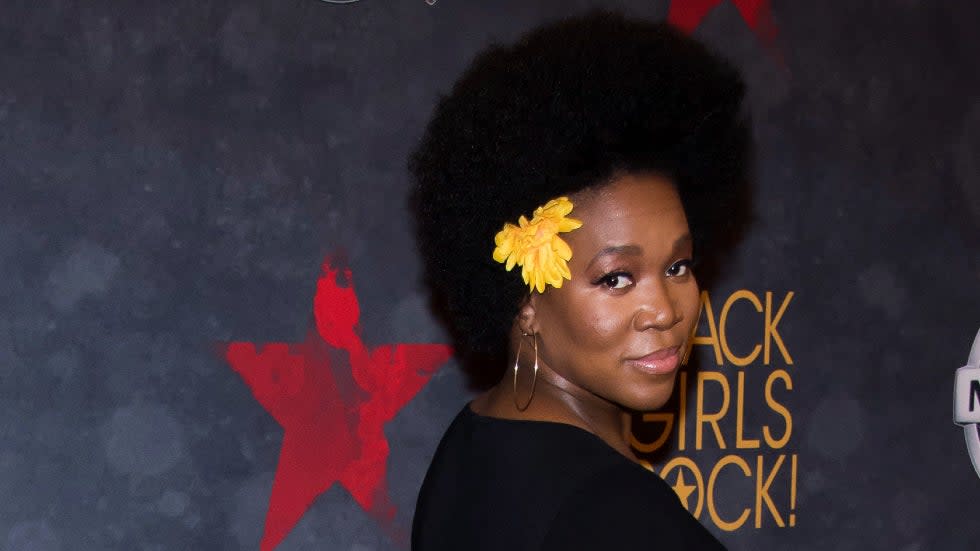 India Arie attends the Black Girls Rock! Awards at the New Jersey Performing Arts Center in 2017