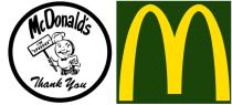 En sus primeros años, el logotipo de McDonald's era un chef llamado Speedee con cabeza de hamburguesa y los arcos dorados solo se utilizaban como distintivo arquitectónico de sus restaurantes, pero se hicieron tan famosos que se convirtieron en el emblema de la compañía en 1968. (Foto: <a href="http://mcdonalds.es/" rel="nofollow noopener" target="_blank" data-ylk="slk:McDonald's;elm:context_link;itc:0;sec:content-canvas" class="link ">McDonald's</a>).