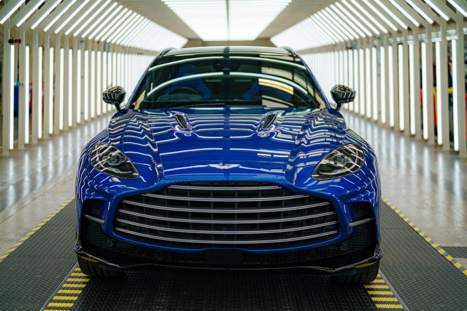 Aston Martin secured a £650 million investment from Saudi Arabia in a bid to help pay off its substantial debts (Ben Birchall/PA) (PA Wire)