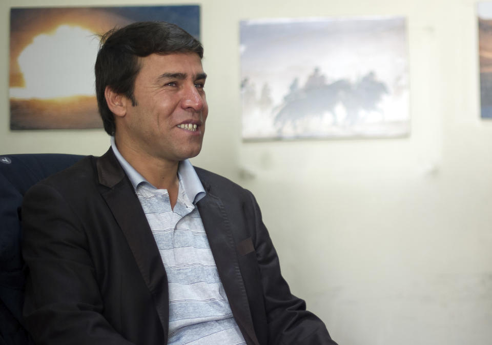 <p>This file photo taken on April 17, 2012 and released by the Agence France-Presse (AFP) on Monday, April 30 , 2018, shows AFP photographer Shah Marai at the AFP bureau in Kabul. Agence France-Presse’s chief photographer in Kabul, Shah Marai, was killed April 30, AFP has confirmed, in a secondary explosion targeting a group of journalists who had rushed to the scene of a suicide blast in the Afghan capital. (Photo:Johannes Eisele/AFP via AP) </p>