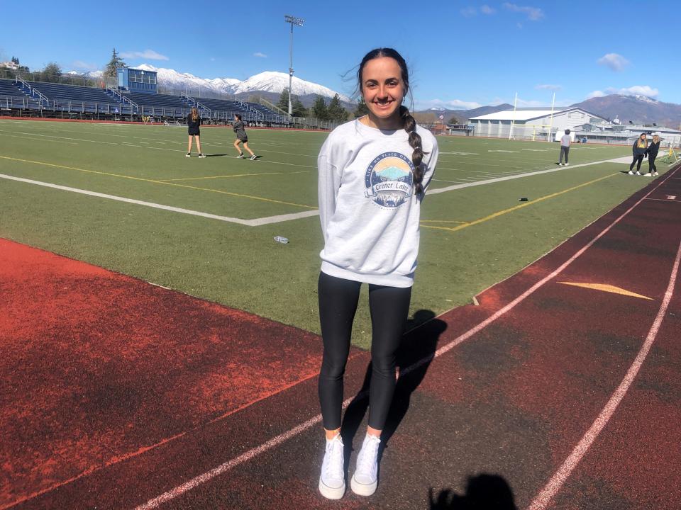 U-Prep senior sprinter Emma Gaddy won the 200-meter and 400-meter races at the 26th annual Jim Deaver Hornet Invitational on Saturday, April 1.