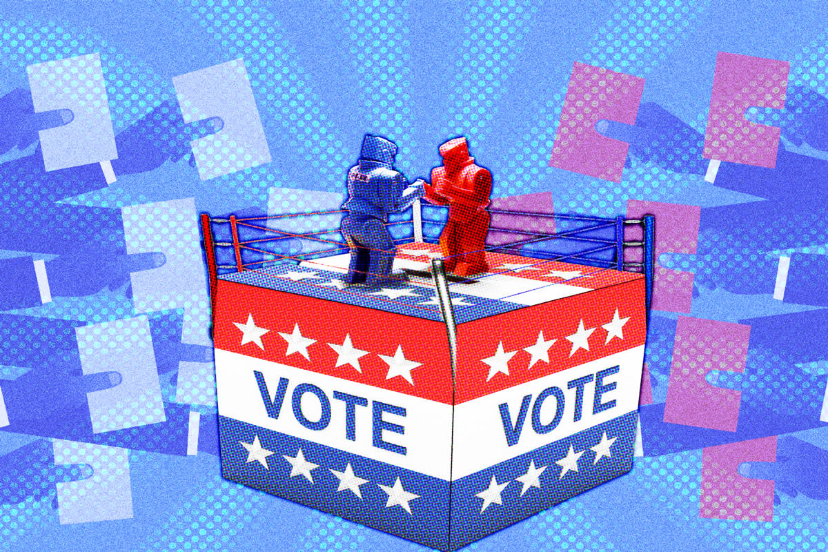 Fight Over The Ballot Box Photo illustration by Salon/Getty Images