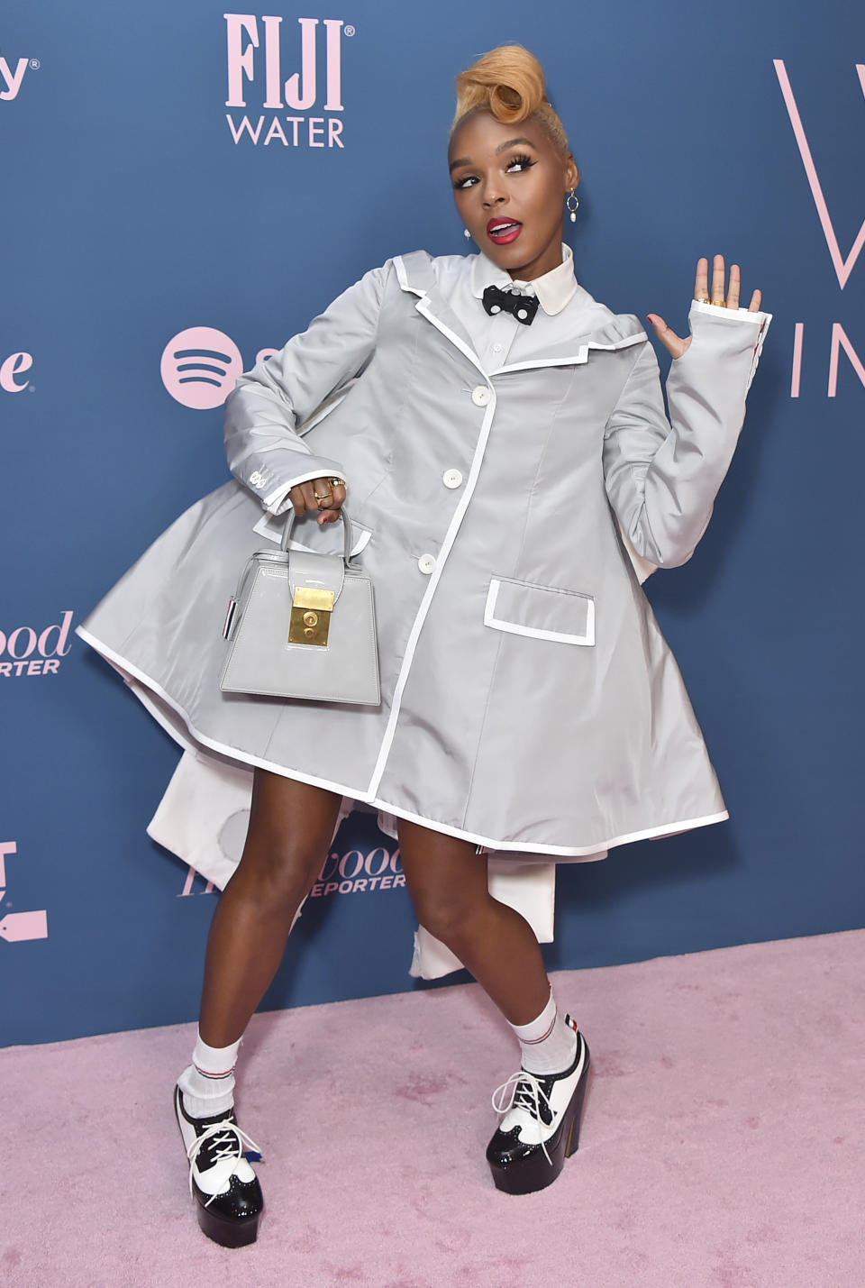 Janelle Monae arrives at The Hollywood Reporter's Women in Entertainment Gala on Wednesday, Dec. 7, 2022, at Fairmont Century Plaza in Los Angeles. (Photo by Jordan Strauss/Invision/AP)