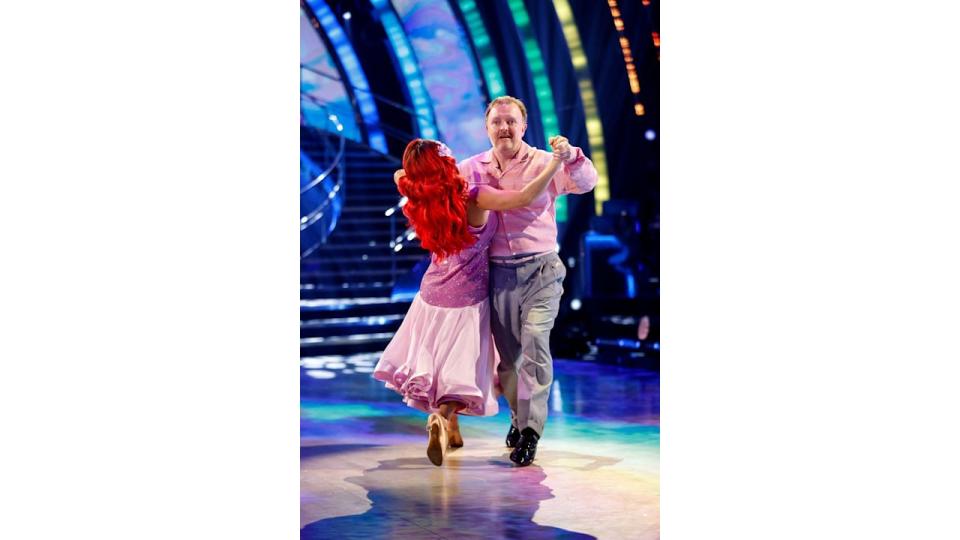 Chris McCausland dancing with Dianne Buswell