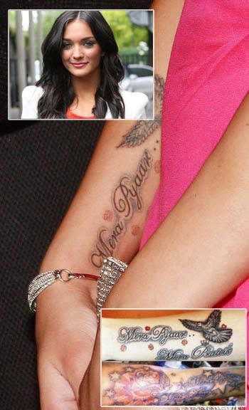 7 Famous Bollywood Celebrities Who Flaunted Their Love Affair Through  Tattoos  Baggout