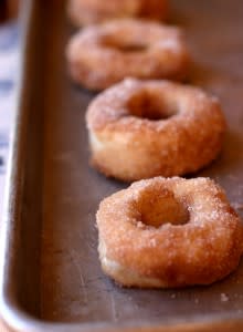 Baked Maple Cinnamon Sugar Donuts