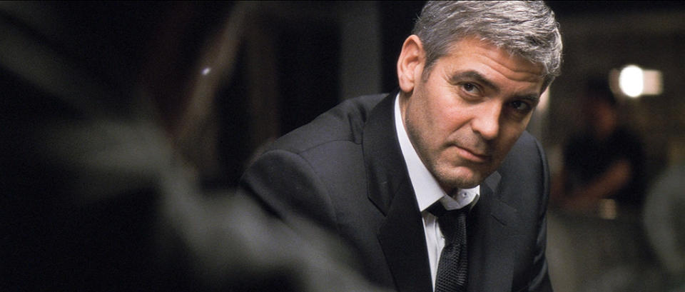 <a href="http://movies.yahoo.com/movie/michael-clayton/" data-ylk="slk:MICHAEL CLAYTON;elm:context_link;itc:0;sec:content-canvas" class="link ">MICHAEL CLAYTON</a> <br>Directed by: <span>Tony Gilroy</span> <br>Starring: <span>George Clooney</span>, <span>Tom Wilkinson</span>, <span>Tilda Swinton</span>