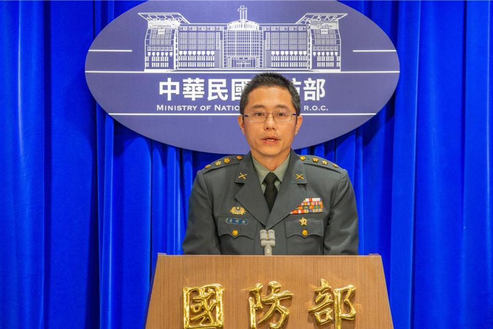 國防部情次室情研中心情報官黃明傑上校今表示，目前沒有掌握到共軍3月會進行針對我國的軍事作為。（國防部提供）