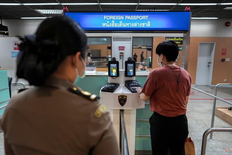 Readiness inspection at Don Mueang International Airport in preparation for Thailand's reopening on November 1, in Bangkok