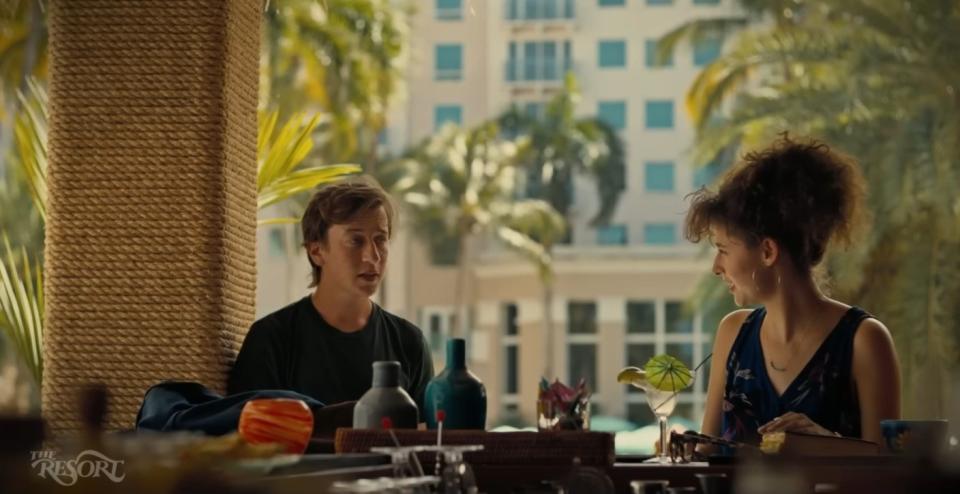 Skyler Gisondo and Nina Bloomgarden demonstrate their chemistry in "The Resort"