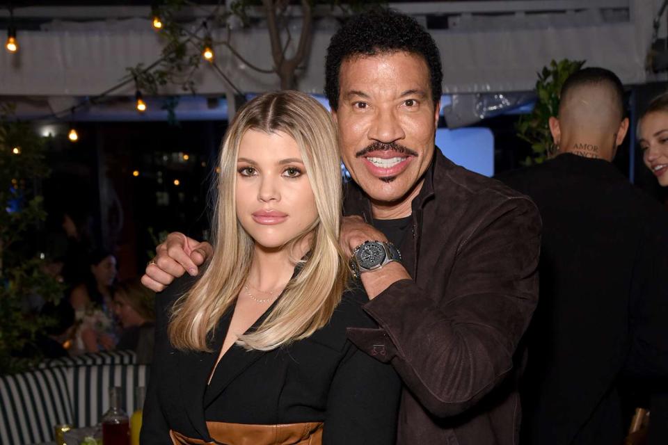 <p>Presley Ann/Getty</p> Sofia Richie and Lionel Richie