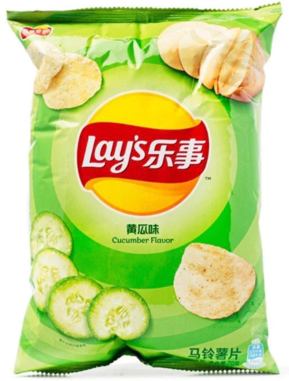 Cucumber-Flavored Lay's Potato Chips