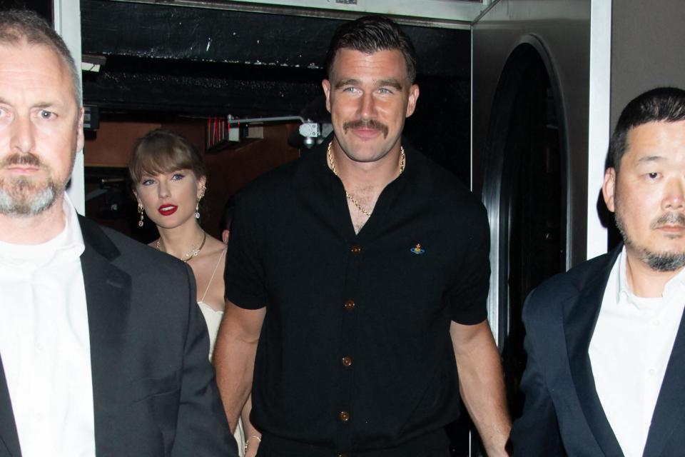 Taylor Swift and Travis Kelce attend Karen Elson's wedding