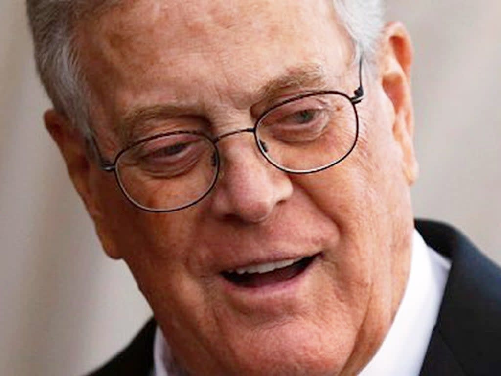 The book's author was not granted interviews with Charles or David Koch, pictured: Reuters/Corbis