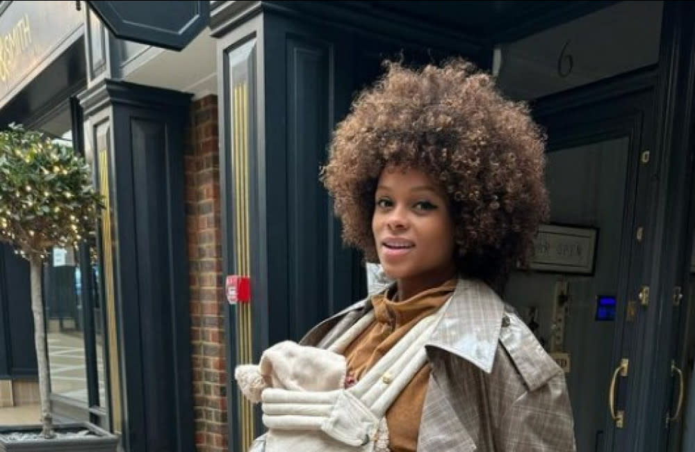 Fleur East has welcomed her first baby credit:Bang Showbiz