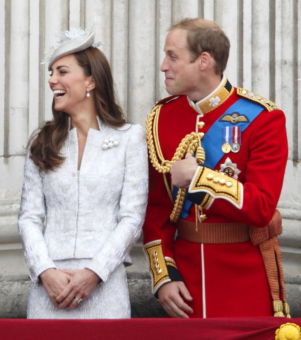 Out of frame, Queen Elizabeth just told the dirtiest joke.