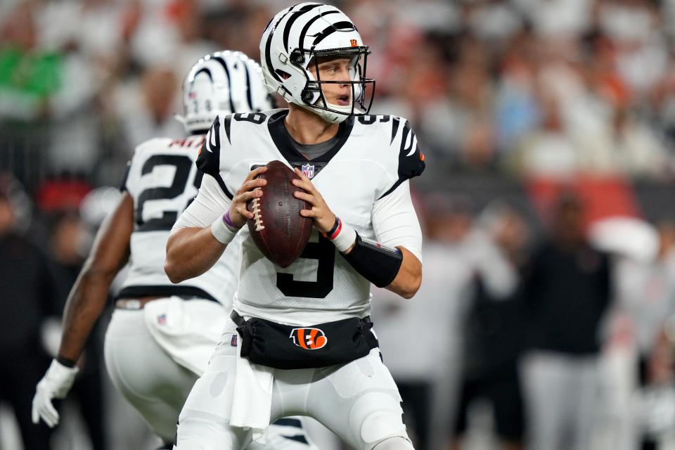 The Bengals' White Bengal uniform looks different this year. Here's why