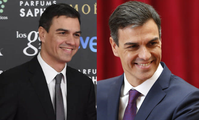 Los meses se notan especialmente en Pedro Sánchez, auque sólo por el color (GTres).