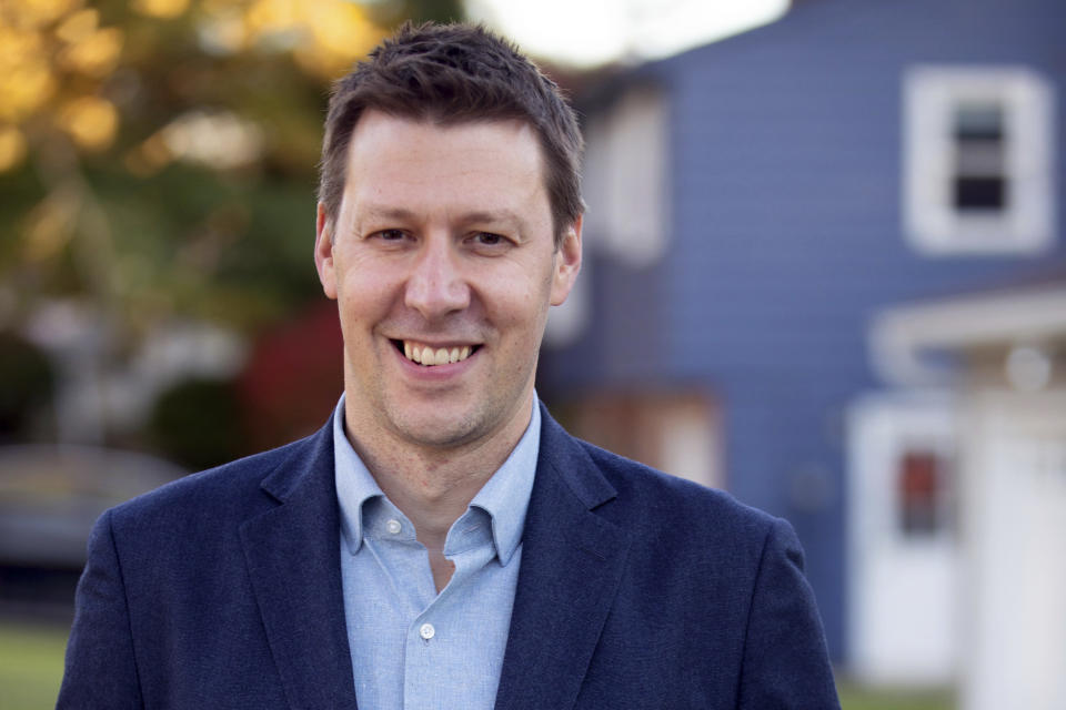 This undated photo shows Josh Riley, Democratic candidate for New York's 19th congressional district. (Josh Riley for Congress via AP)