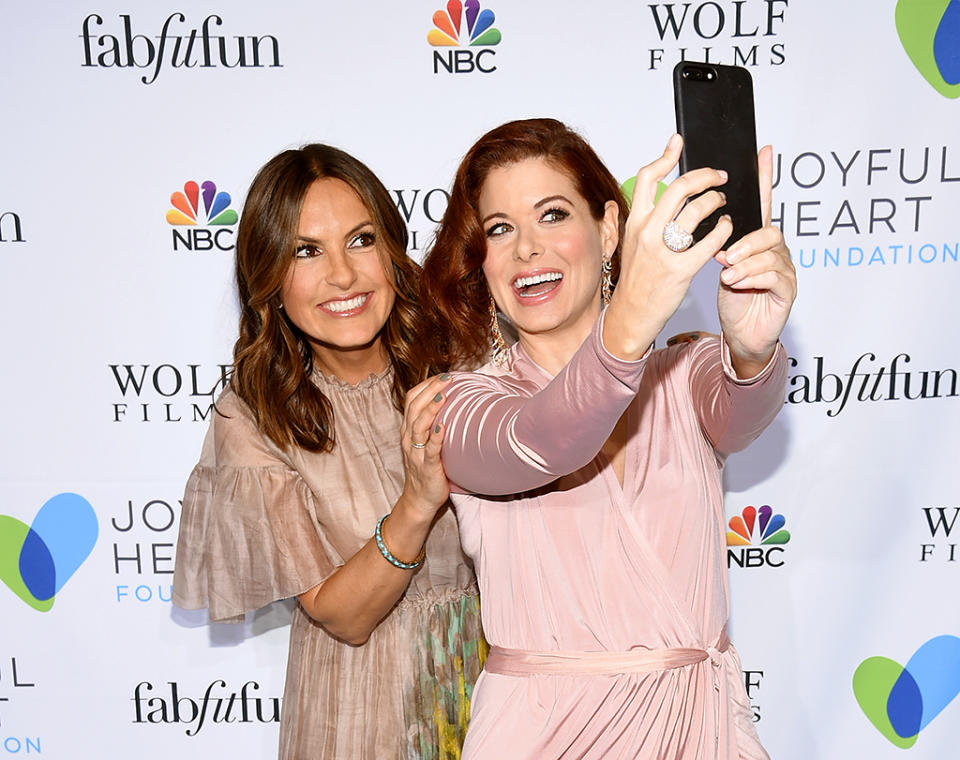 Mariska Hargitay and Debra Messing